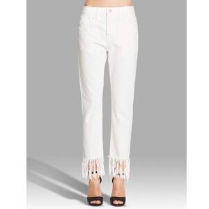 REVOLVE 3x1 NYC WM3 Bianca Cropped Raw Hem Fringe Jeans Womens Size‎ 27